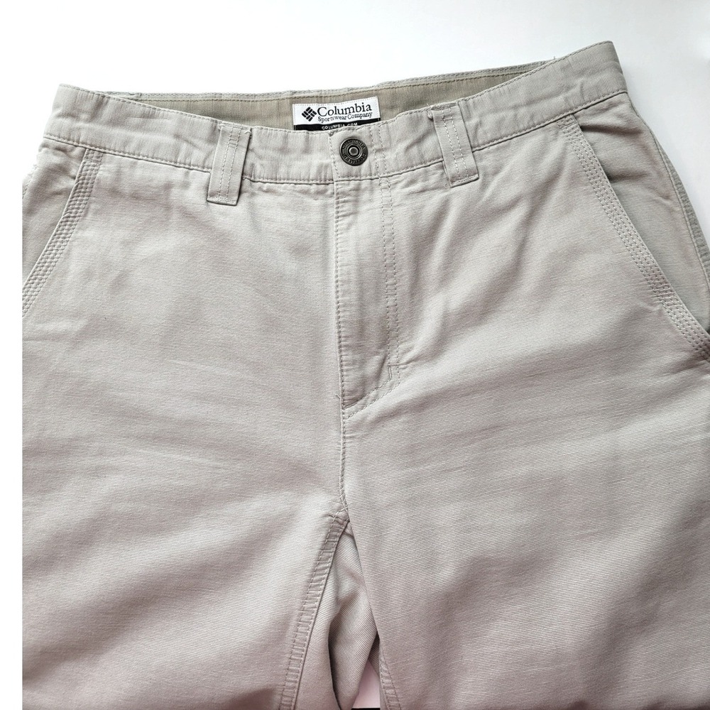 Columbia Pants Mens 30 Khaki Utility Cotton Outdoor Hiking Gorpcore